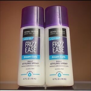 Lot of 2 John Frieda Frizz Ease Dream Curls Daily Styling Spray NEW